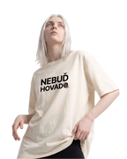 Čierne tričko z ťažkej bavlny Rybenka C